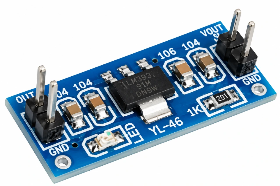 [36971] AMS1117-5.0V Step-Down Voltage Regulator Module – Efficient 6V-12V to 5V DC-DC Power Converter