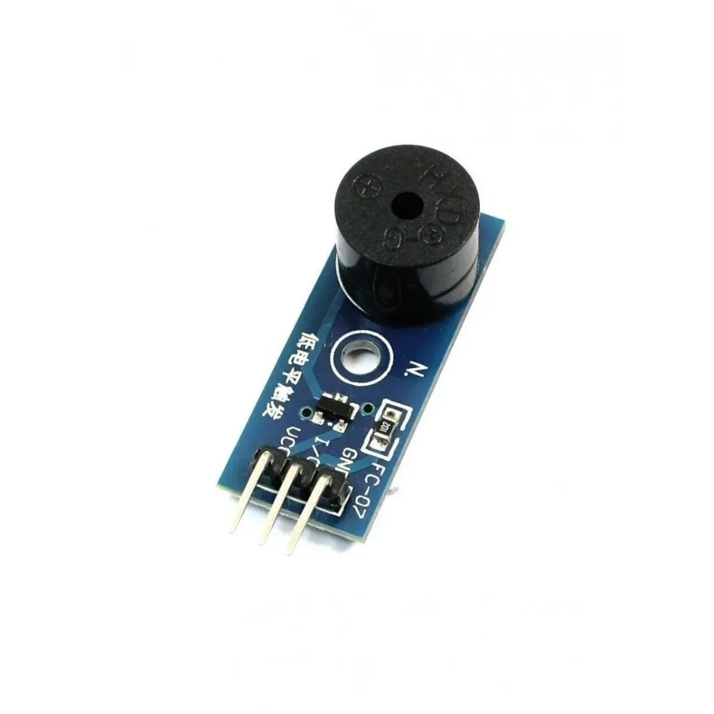 Active Buzzer Alarm Module – 3.3V to 5V DC Low-Level Trigger for Arduino, Raspberry Pi & Microcontrollers