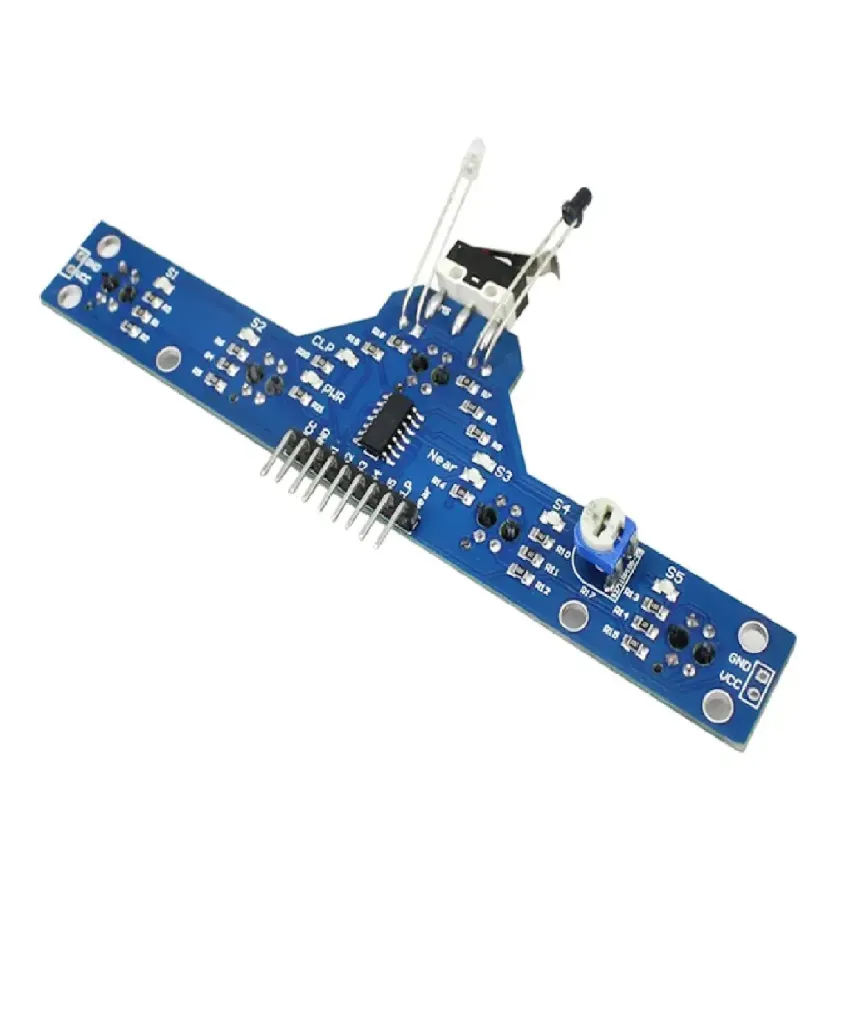 BFD-1000 Five-Channel Infrared Tracking Sensor – High-Precision Line Follower Module for Robotics & Obstacle Avoidance