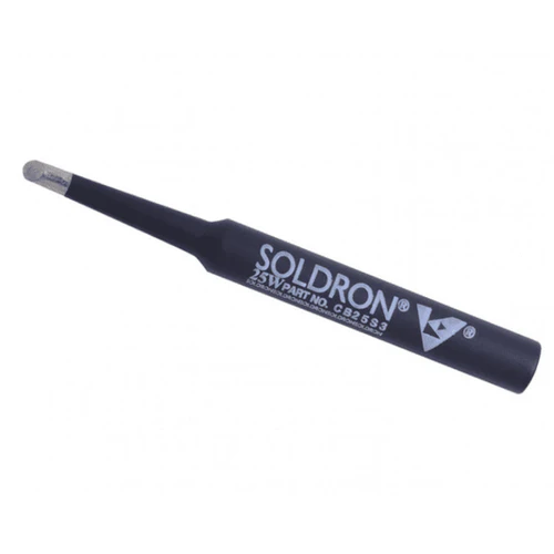 [71100350] Black Ceramic Coated Spade Soldering Bit – Long-Life Deluxe Replacement Tip for 25W Soldering Irons