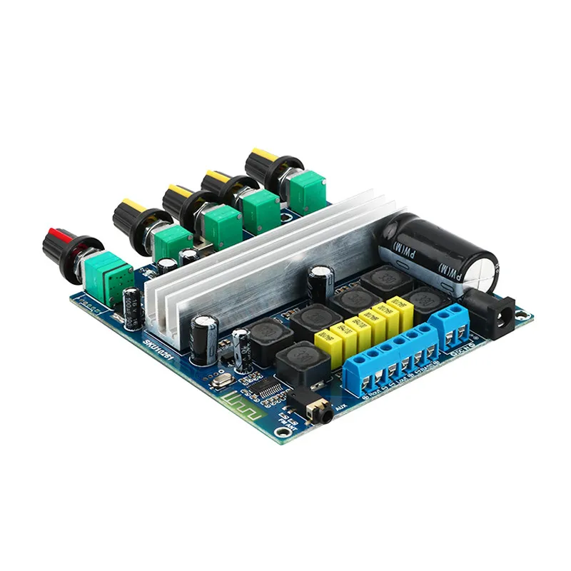 [837] CA-3169B DC 12-24V 2*50W+100W Bluetooth 5.0 Subwoofer Amplifier Circuit Board TPA3116D2