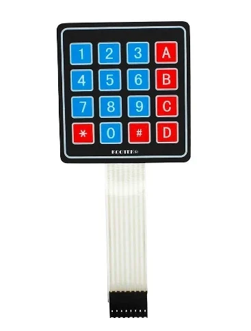 [3998593] 4x4 Matrix Membrane Type Keypad -16 Keys