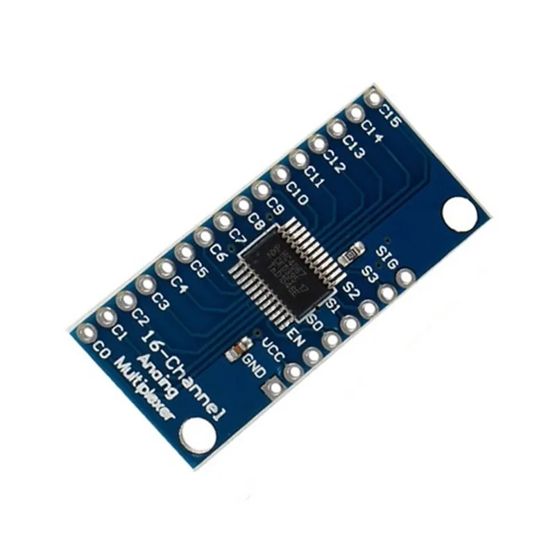 [43953] CD74HC4067 High Speed CMOS 16-Channel Analog/Digital Multiplexer Breakout Module