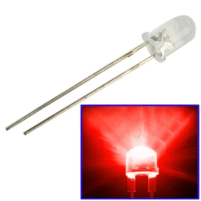 [8881597] 5mm Red DIP LED (Pack of 5)