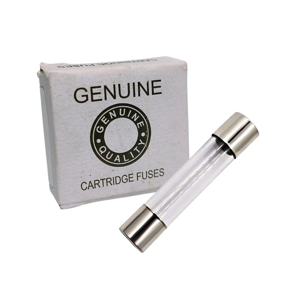 [2918276] 5A 6.3x32mm Big Glass Fuse - CEI High-Quality Large Fuse (Pack of 20)