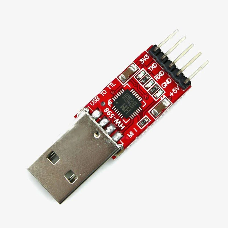 [9324511] CP2102 USB to UART TTL Serial Converter – High-Stability Bridge Module for Arduino, ESP8266, & Firmware Debugging