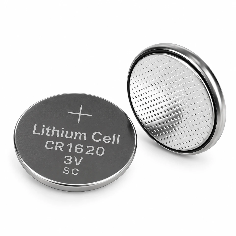 [8881359] CR1620 3V Lithium Coin Cell 75mAh Battery for Car Key Fobs and Small Electronics