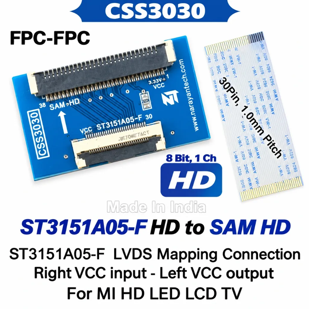 CSS3030 LVDS Controller Board - Universal Interface Module for LCD/LED Display Panels
