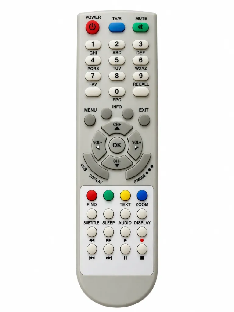 [260601] Champion 4000 Replacement Remote Control – Fully Compatible with MCBS Champion 4000 Digital Set-Top Boxes