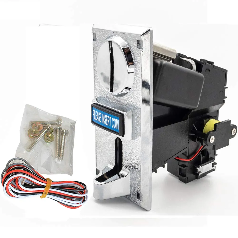 Multi-Coin Acceptor – CPU Programmable 6-Type Coin Validator for Arcade Games, Kiosks, and Vending Machines