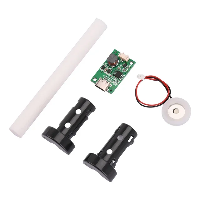 [08974515] 108kHz Ultrasonic Atomiser Kit with Cotton Wick – DIY USB-C Mist Maker for Incubation, Smart Gardening, and Desktop Humidifiers