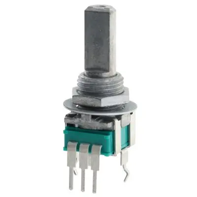 [90612] DCS1078 5-Pin Rotary Potentiometer with Detent Steps for Precise Control