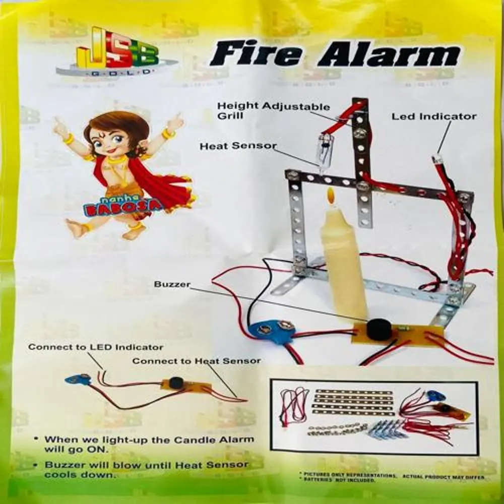 [08974588] DIY – Fire Alarm Electricity Kit – Tested & Verified (Educational projects and learning DIY kit)