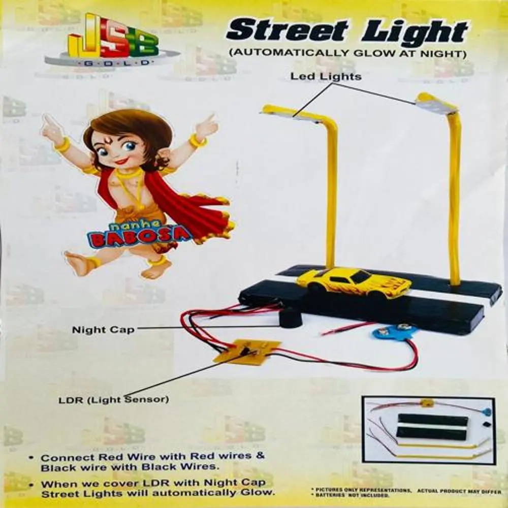 [3781107] DIY – Street Light Electricity Kit – Tested & Verified (Educational projects and learning DIY kit)