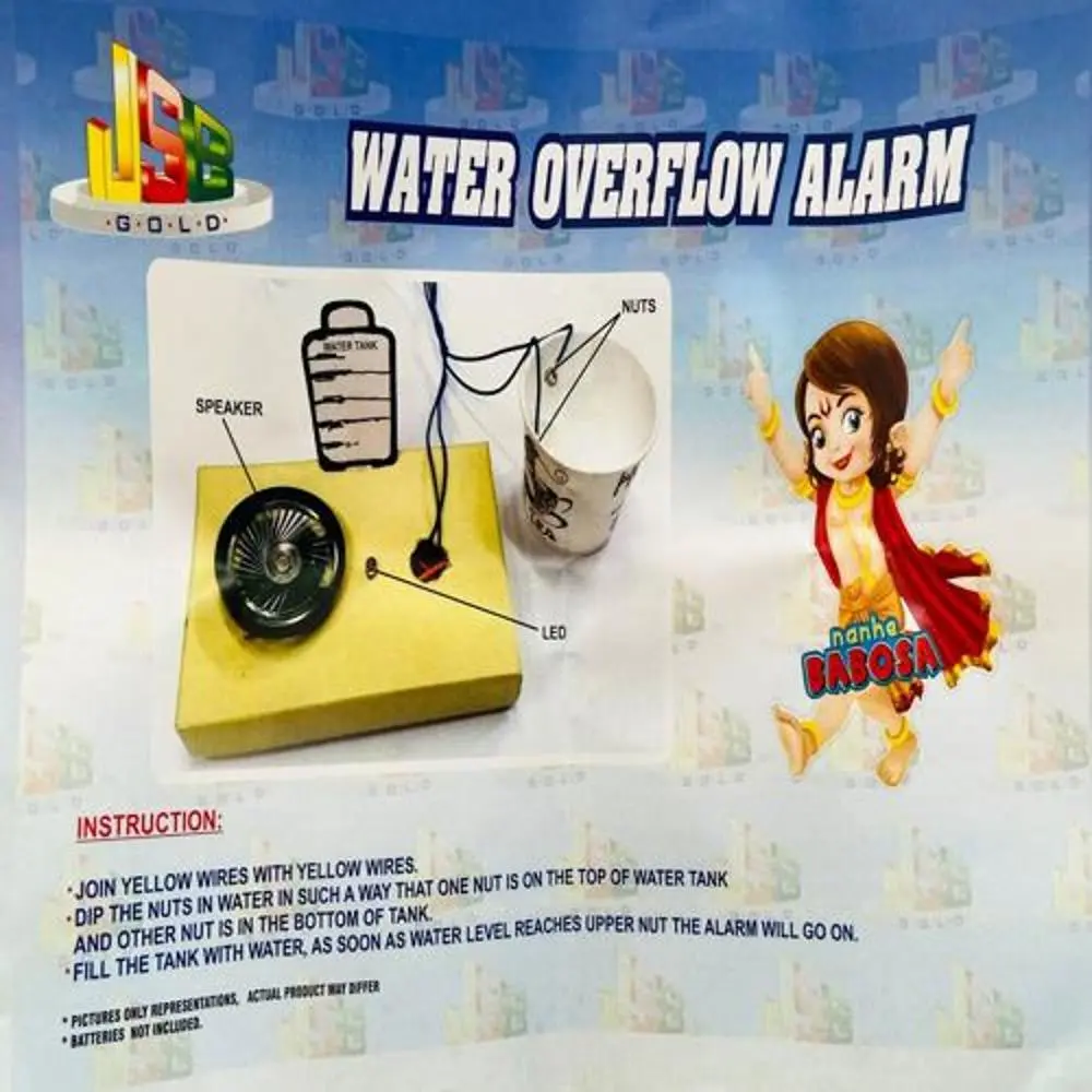 [05845980] DIY – Water Overflow Alarm Electricity Kit – Tested & Verified (Educational projects and learning DIY kit)