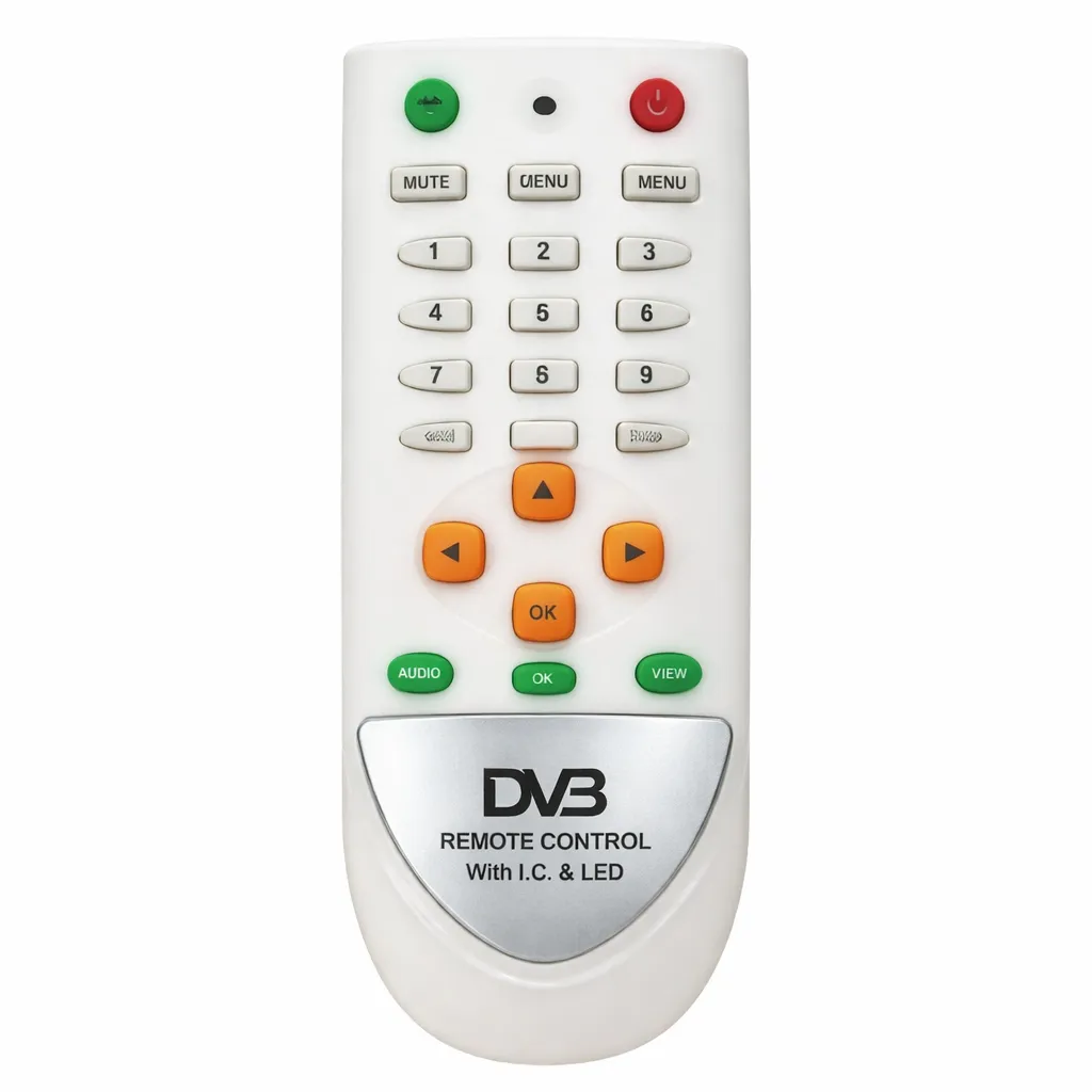 [905412] DVB-3088 DTH Universal Remote Control – Compatible with Various Digital Set-Top Boxes and Free-to-Air DVB Receivers