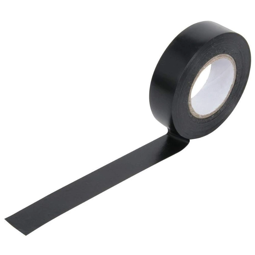 18 mm x 6 m Black Self-Adhesive PVC Electrical Insulation Tape