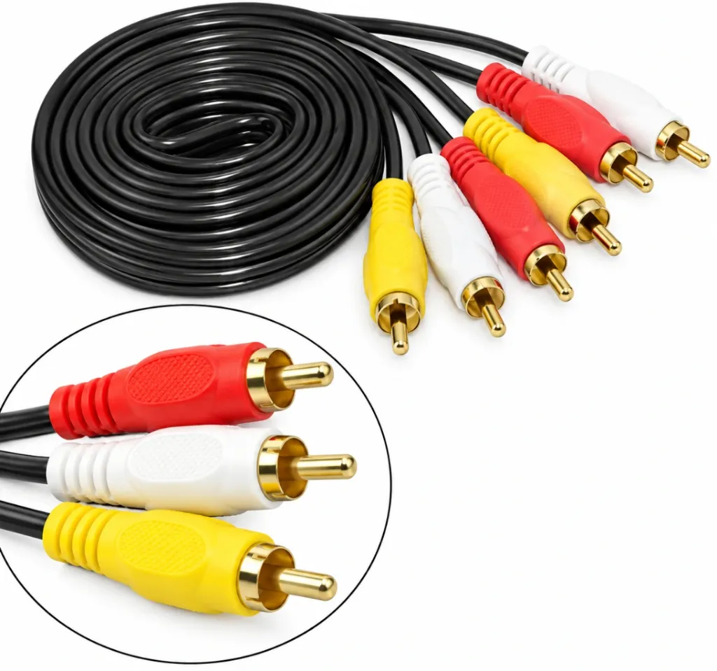 [30116] Devaji 1.5m 3-RCA Cable - Composite Audio Video Wire