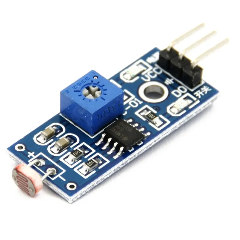 Digital LDR Photosensitive Light Sensor Module – Adjustable Light Intensity Detection Switch for Arduino, ESP32, and Automatic Lighting Systems
