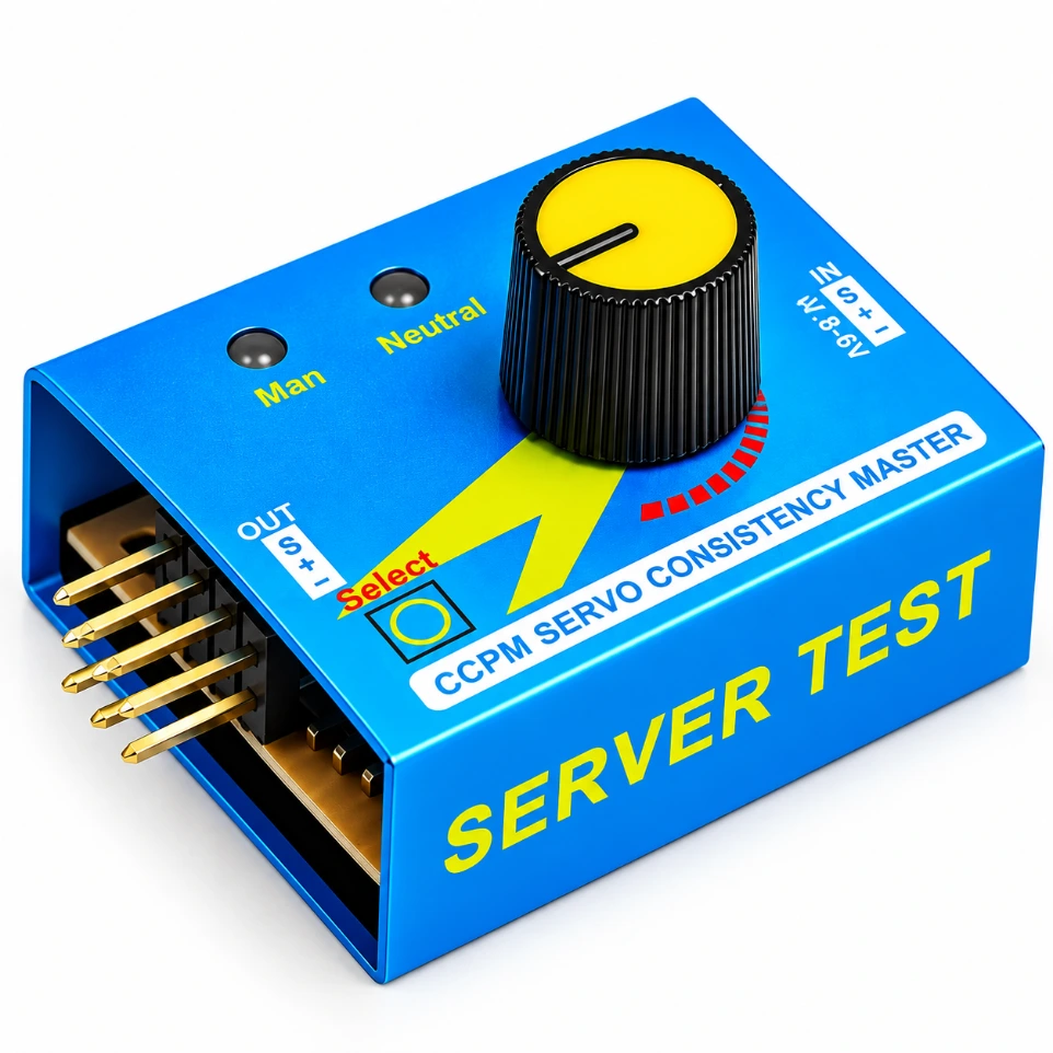 Digital Multi-Servo Tester CCPM Master Speed Controller for RC Servos and ESCs