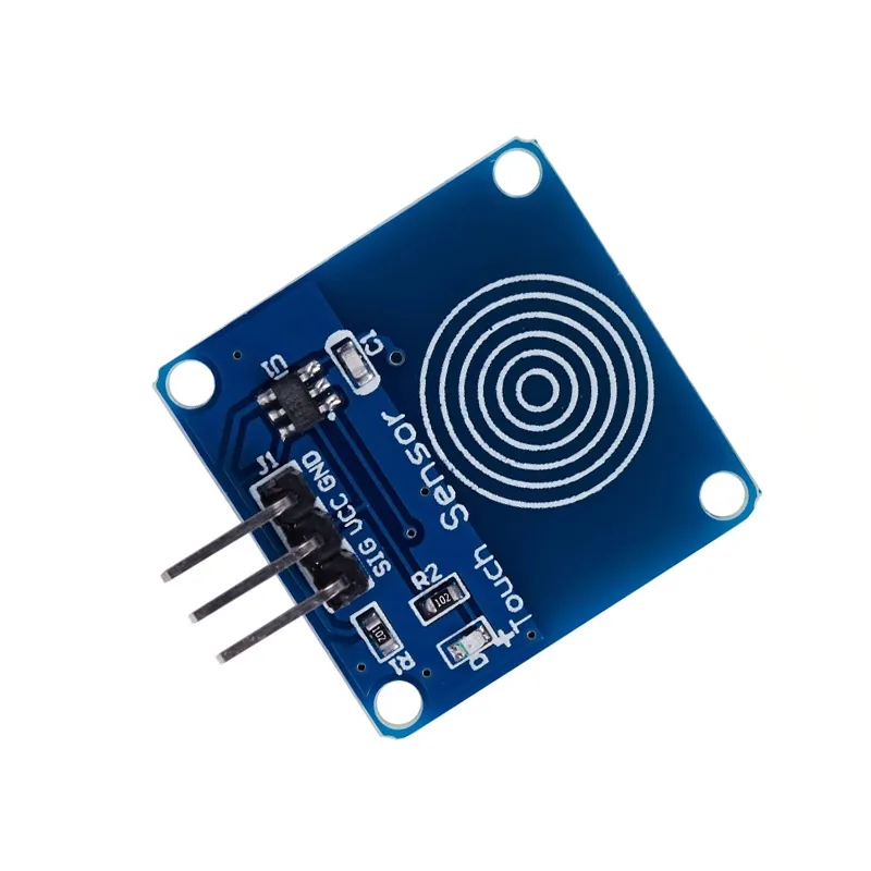 TTP223B Digital Capacitive Touch Sensor Module – Momentary Touch Switch for Arduino, ESP32, and Hidden Interface Design