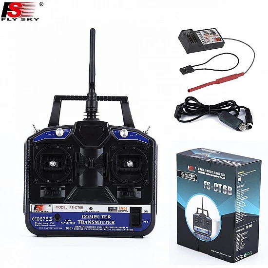 FlySky CT6B 2.4GHz 6CH Transmitter with FS-R6B Receiver