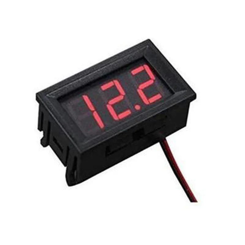 voltmeter 2 wire with case