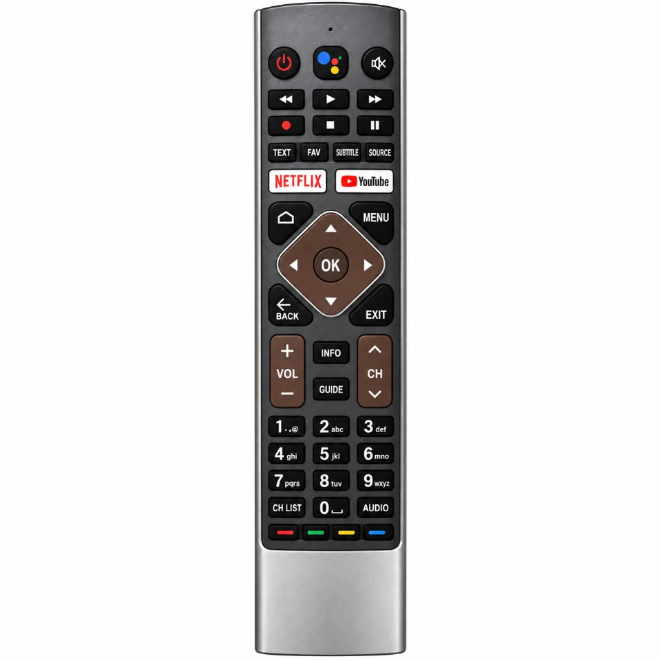 RM-L1656 Universal Smart TV Remote Control – Replacement for Haier Android, 4K UHD, and LED TVs with Dedicated Netflix & YouTube Buttons