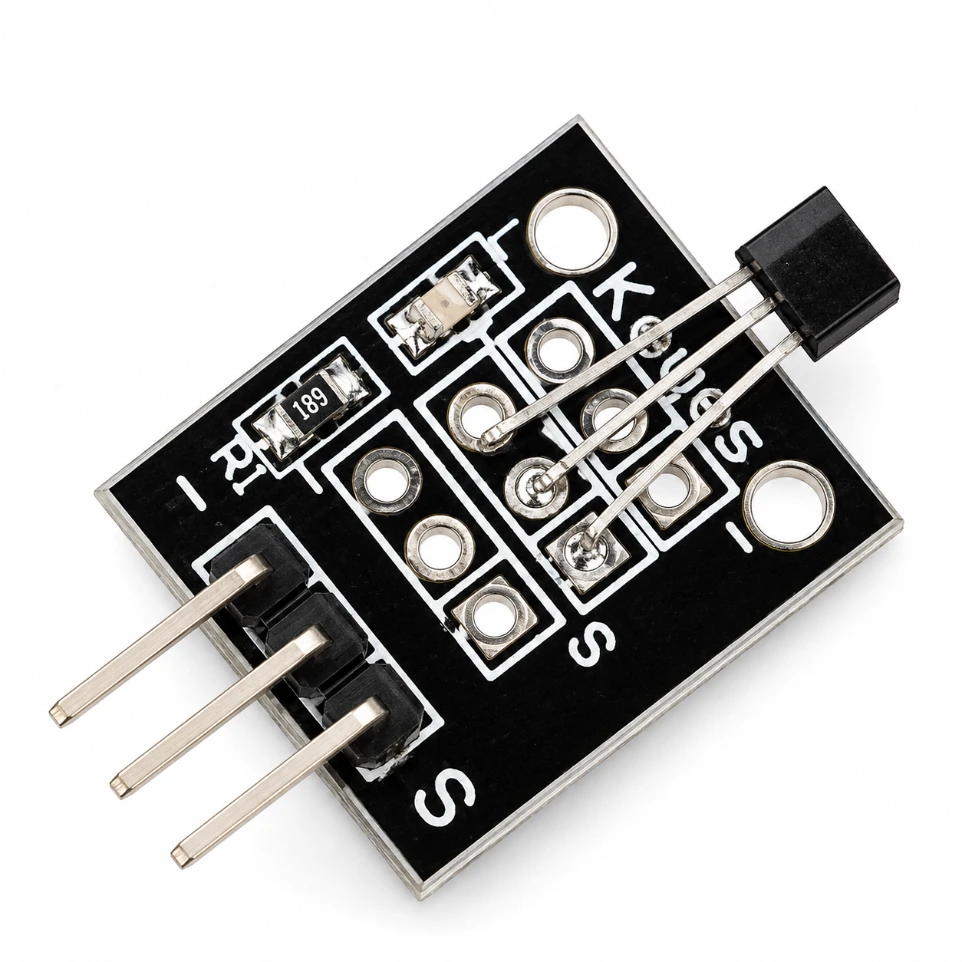 [4189614] Hall Effect Magnetic Sensor Module – DC 5V Digital Magnetic Field Detector