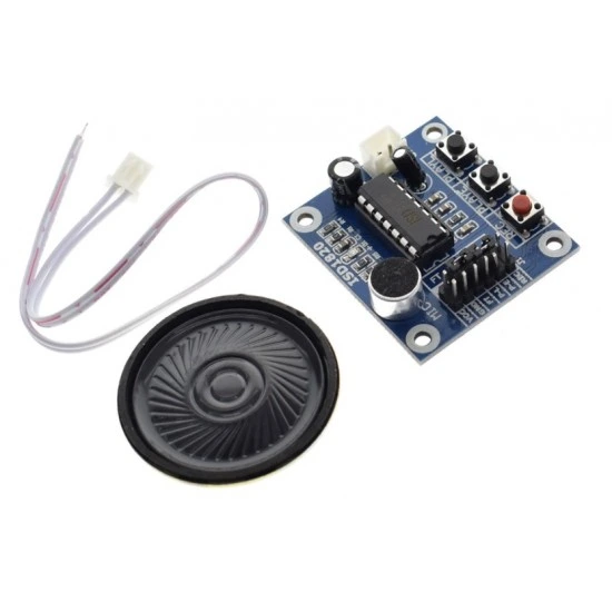 ISD1820 Voice Recording & Playback Module with Mic and Speaker