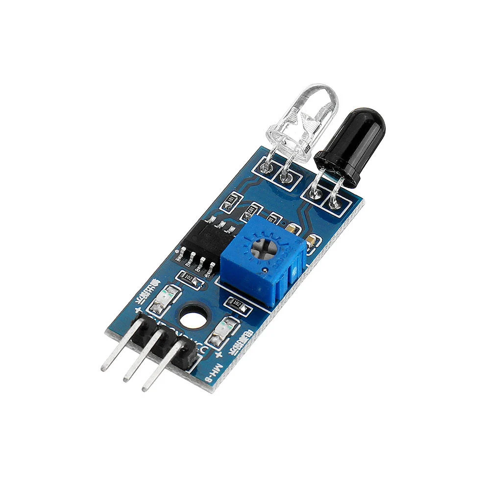 [81344] Infrared Obstacle Avoidance IR Sensor Module – Active Low Digital Output with Adjustable Detection Range