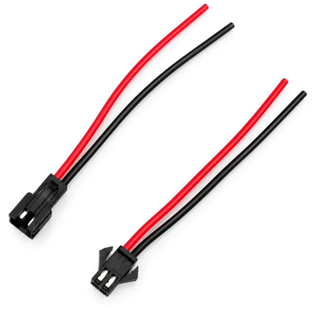 [55774125] JST-SM 2 Pin Plug Male and Female Connector Pair with Wire
