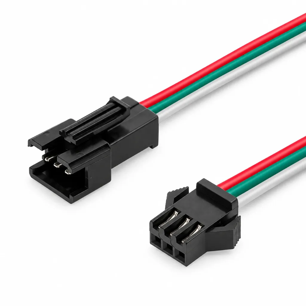 [72551234] JST-SM 3 Pin Plug Male and Female Connector Pair with Wire