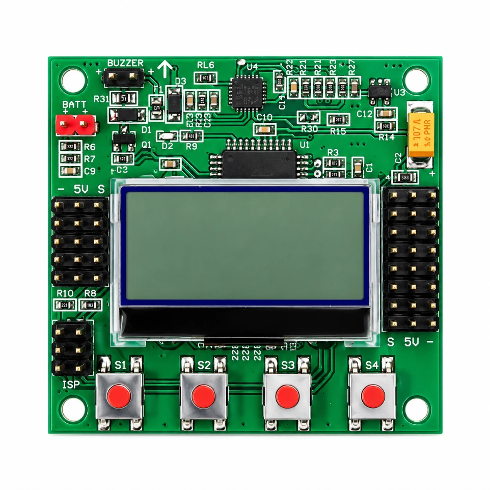 [8881] KK2.1.5 Multi-rotor LCD Flight Control Board with 6050MPU and Atmel 644PA