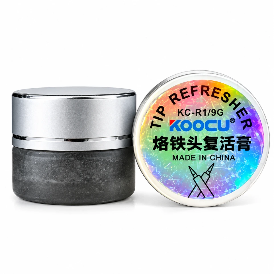 KOOCU KC-R1 Soldering Iron Tip Refresher – Lead-Free Resurrection Ointment for Cleaning and Re-Tinning