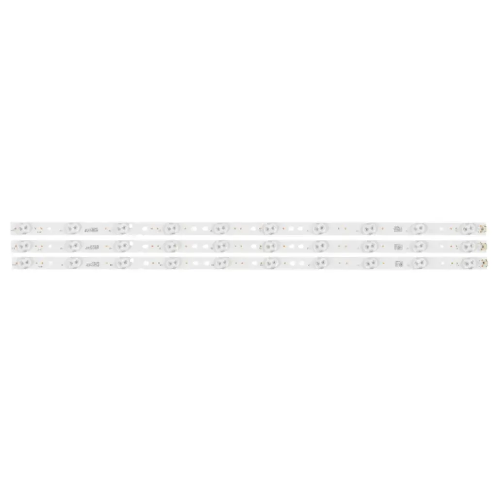 LED Backlight Strip for Haier/Videocon/Philips 32 Inch TV - 10 LEDs, 3V (3-Piece Set)