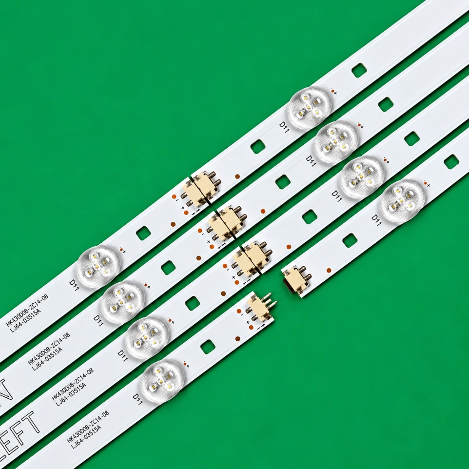 [102003] LG 49-Inch LED TV Backlight Strip Set – 8-Piece Array Kit (4 Pairs) with 9 LEDs per Row (5+4 Config) for LG Smart LED TVs