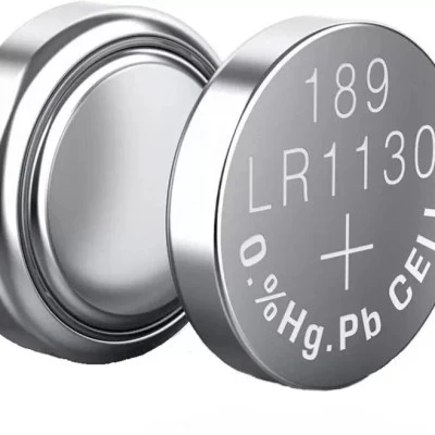 LR1130 1.5V Alkaline Button Cell Battery AG10/LR54 for Mini Toys, Watches, and Calculators