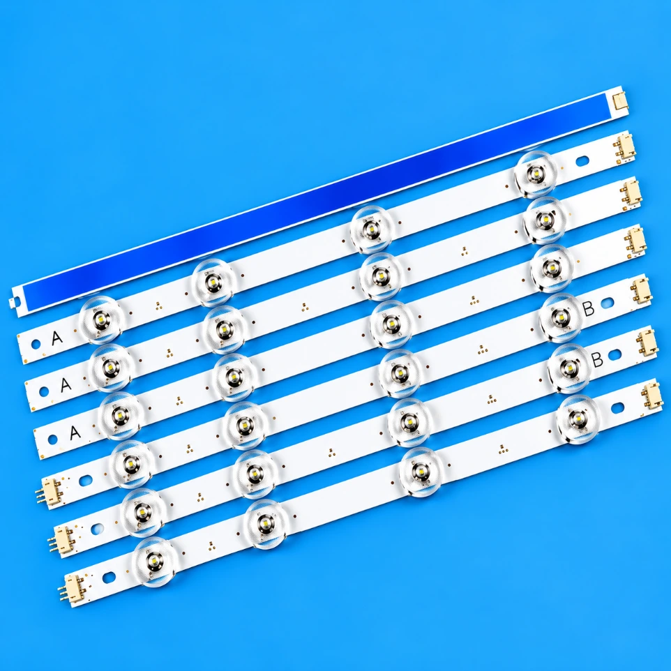 [102002] LG 49-Inch LED TV Backlight Strip Set – 8-Piece Array Kit (4 Pairs) with 8 LEDs per Complete Row for LG 49" LED TVs