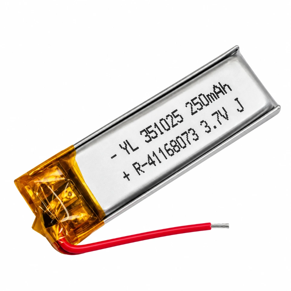 [59301258] 3.7V 250mAh Li-Po Battery YXL-351026 Rechargeable Cell for Bluetooth and Micro Drones