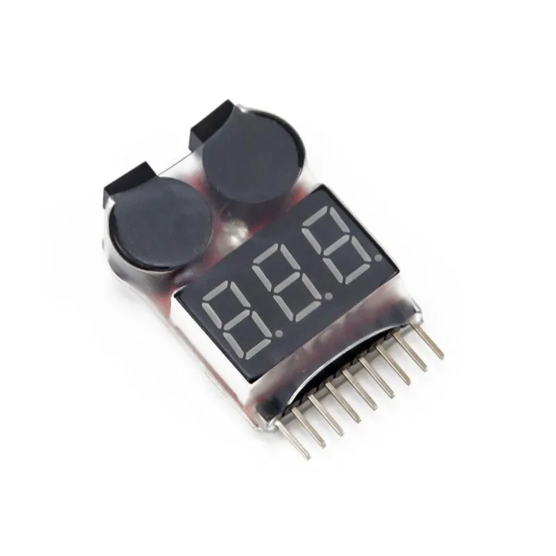 [445566] Lipo Battery Voltage Checker 1S-8S with Buzzer