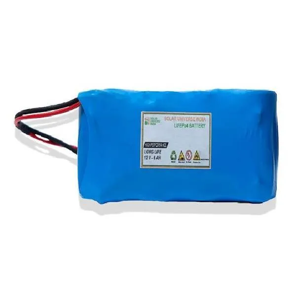 12.8V 6000mAh LiFePO4 Battery Pack Inbuilt BMS for Solar and EV Applications