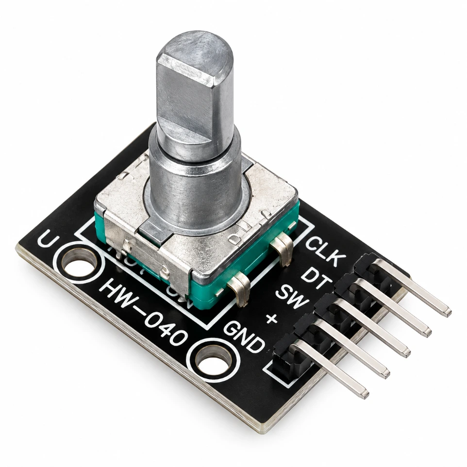 [9314] KY-040 360 Degree Rotary Encoder Module with Push Button