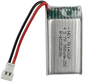 701435P 3.7V 350mAh 25C Li-Po Battery JST Plug