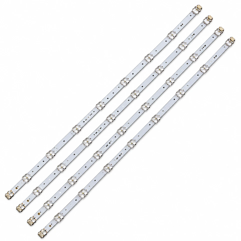 [106001] MI 50-Inch LED TV Backlight Strip Set – 4-Piece Replacement Kit with 9 LEDs (3V) per Strip for MI Smart LED TVs
