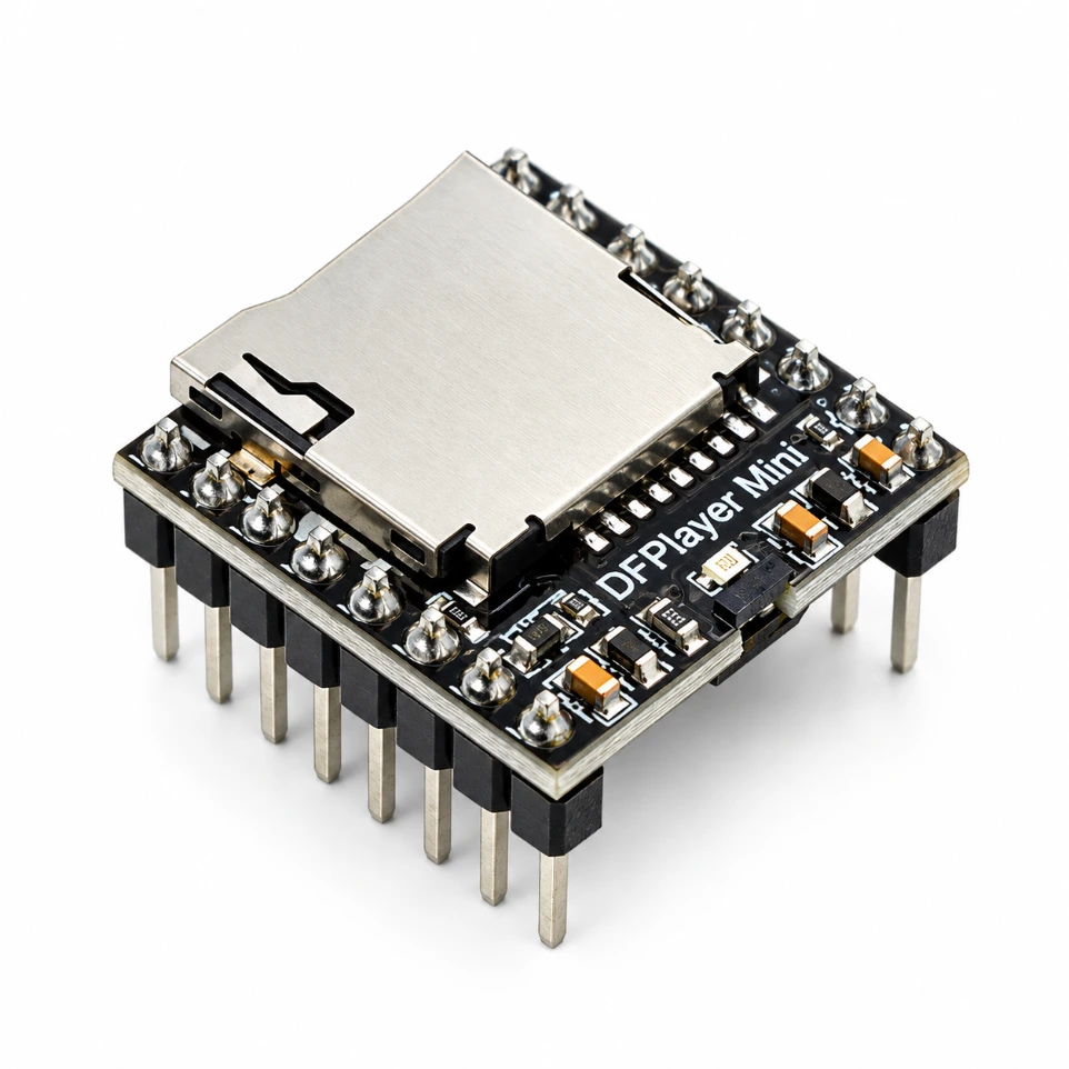[59301132] MP3-TF-16P DFPlayer Mini MP3 Player Module – Serial Port Controlled SD Card Audio Decoder
