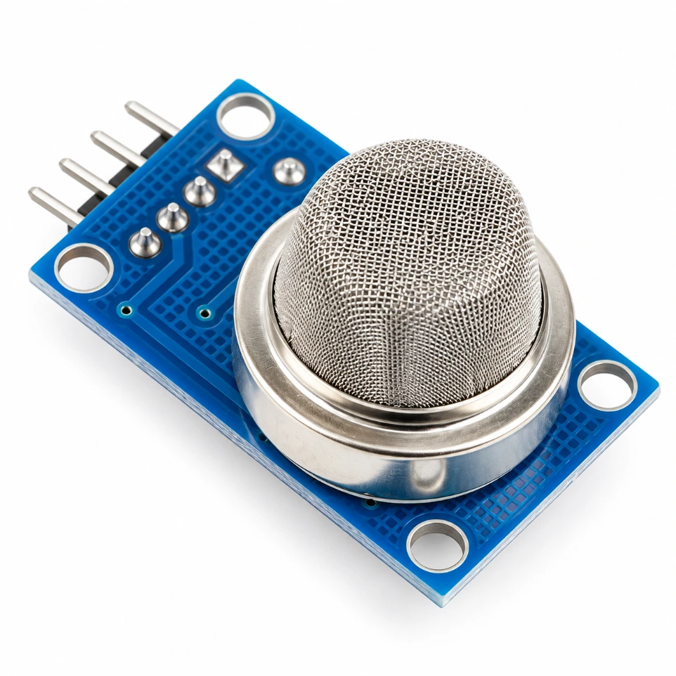 MQ-2 Gas and Smoke Sensor Module – High-Sensitivity LPG, Propane, Hydrogen, and Butane Detector for Home Security and Industrial Safety
