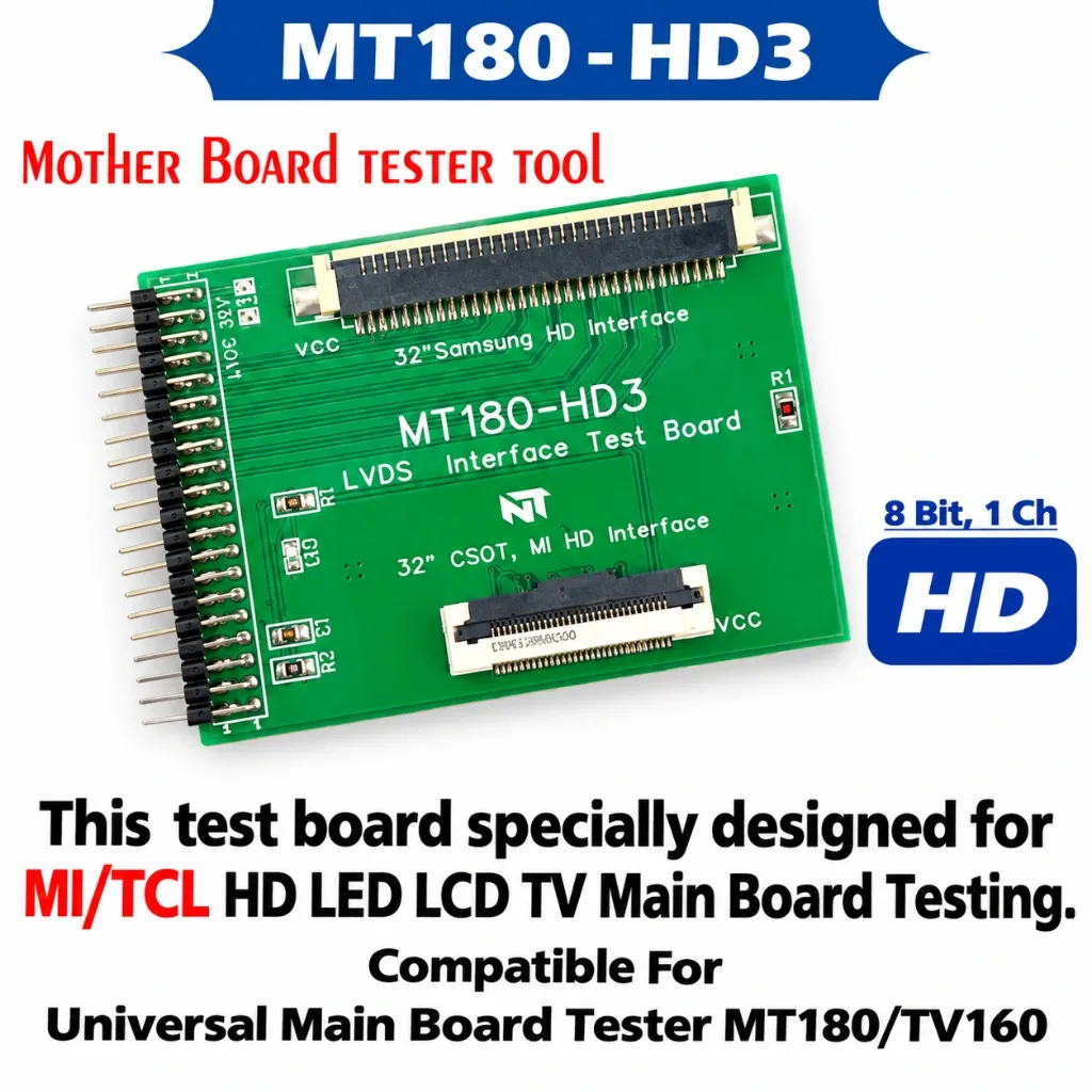 [109840] MT180 HD3 LVDS Test Adapter for LED/LCD TV