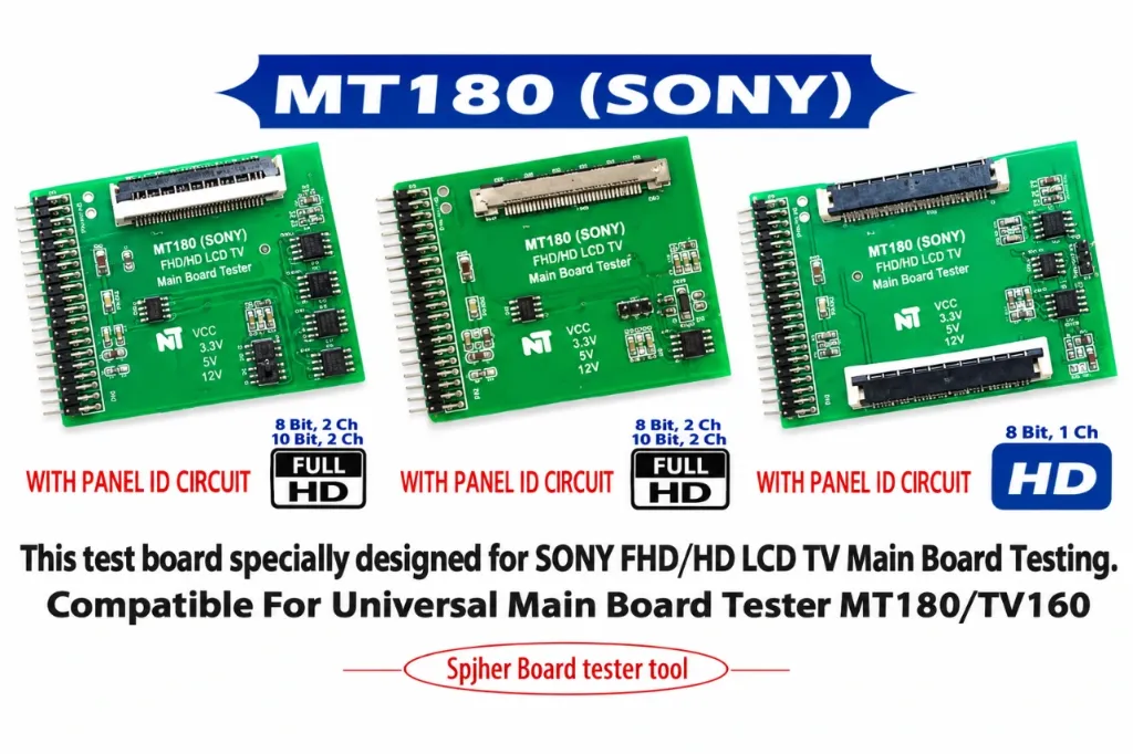 [5871582] MT180 LVDS Converter Board Set - 3 Pieces for TV Repair