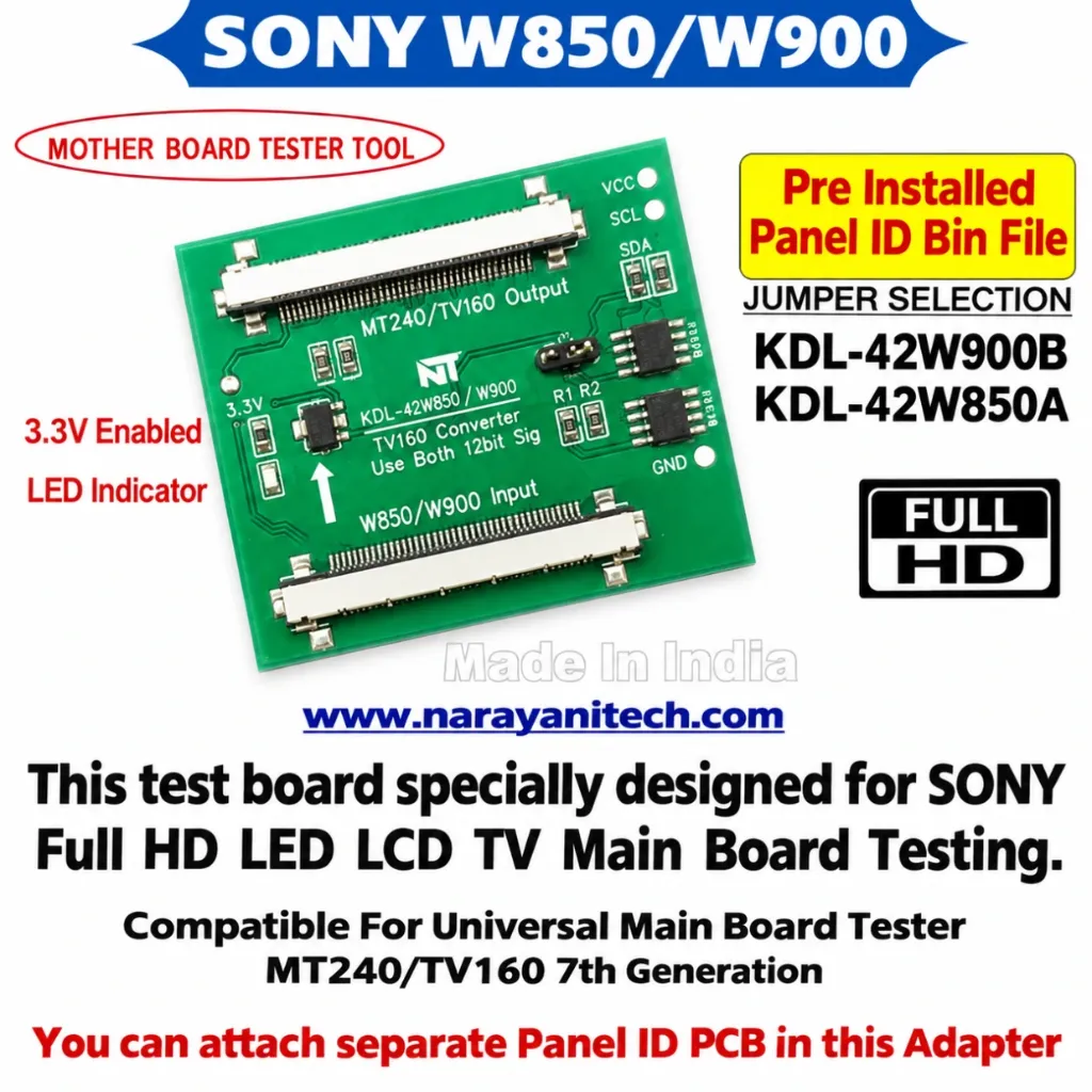 [5871585] MT240 Test Adapter for SONY KDL-42W850A KDL-42W900B